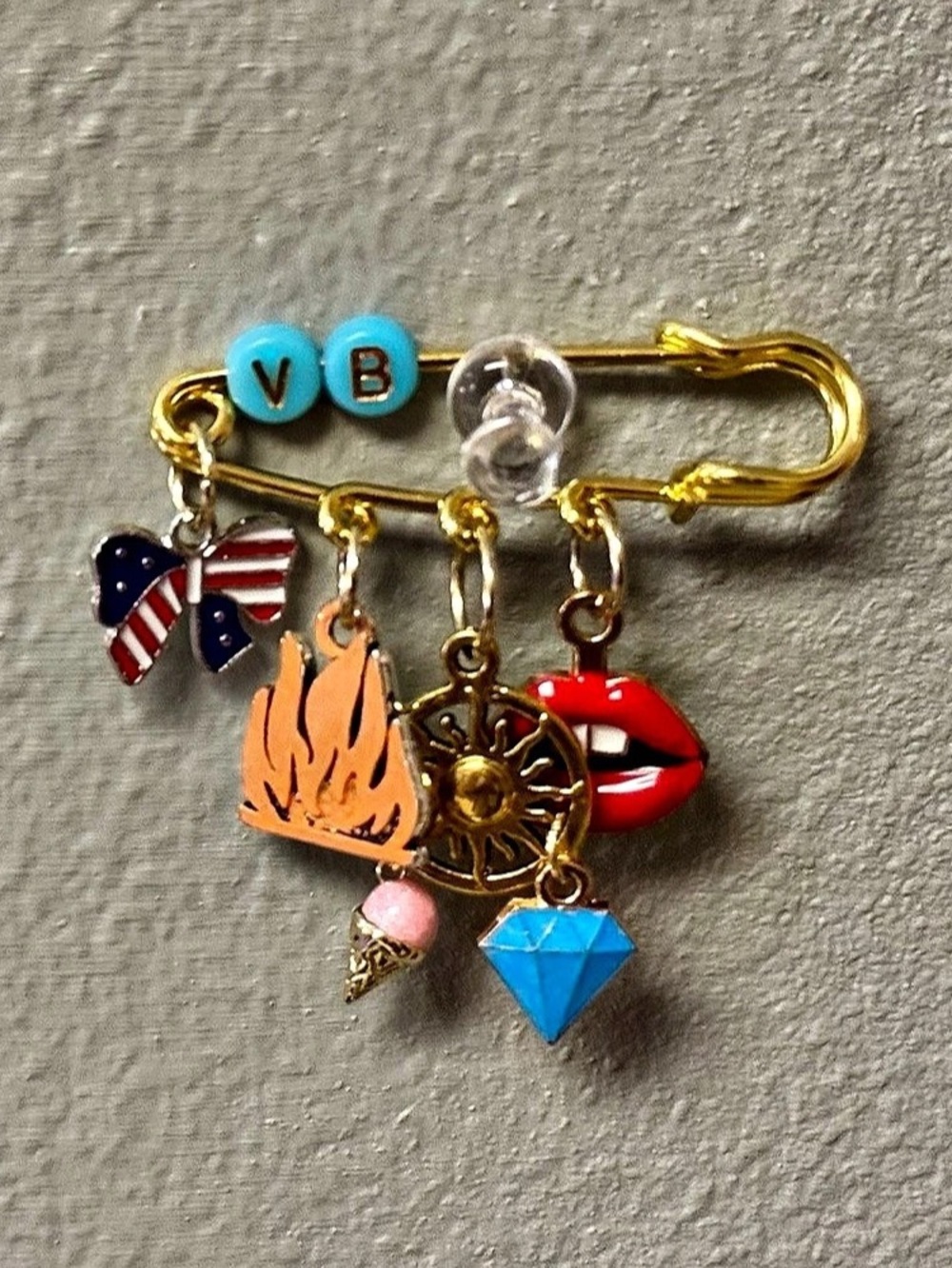 Lana Del Rey "Venice B*tch" brooch, pin, charm